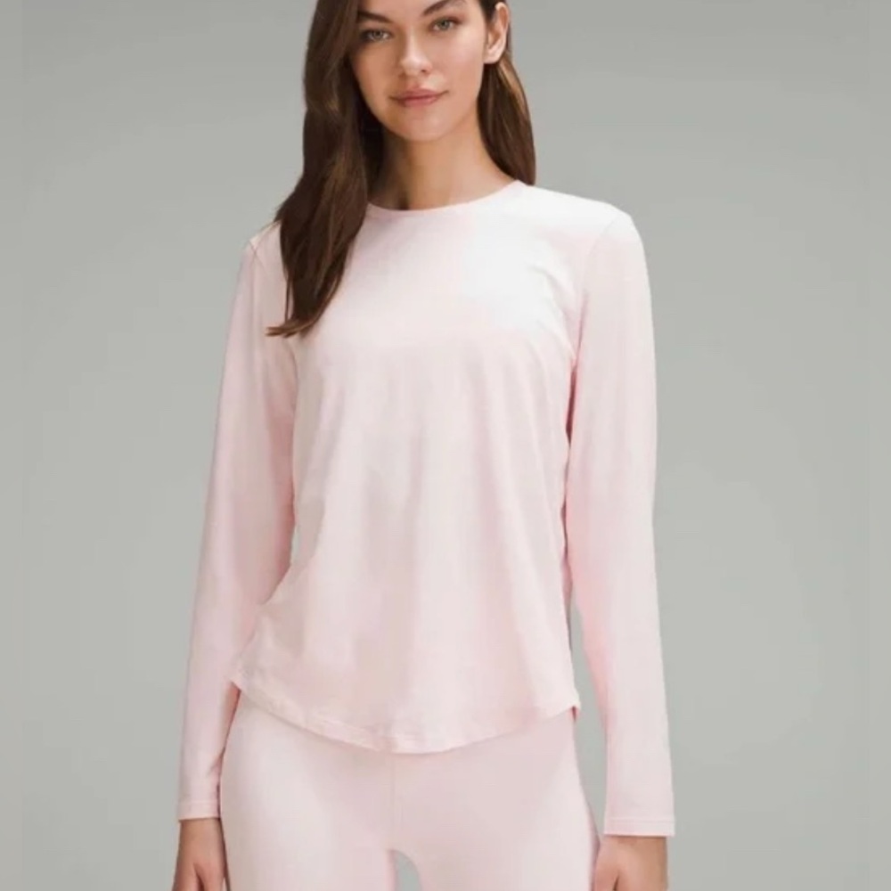 lululemon athletica Pink Long Sleeve Tee